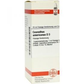 Ceanothus Americanus D 3 Dilution (20 ml) – PZN 4211372 из Германии