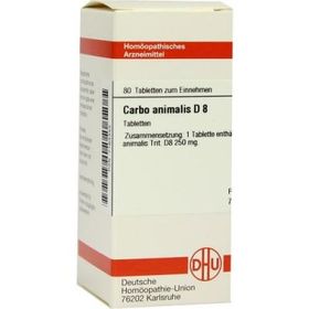 Carbo Animalis D 8 Tabletten (80 stk) – PZN 7163343 из Германии