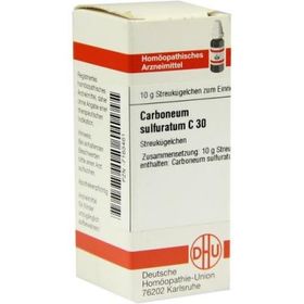 Carboneum Sulfurat. C 30 Globuli (10 g) – PZN 7163461 из Германии