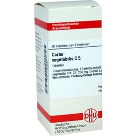 Carbo Vegetabilis C 5 Tabletten (80 stk) – PZN 7163550 из Германии
