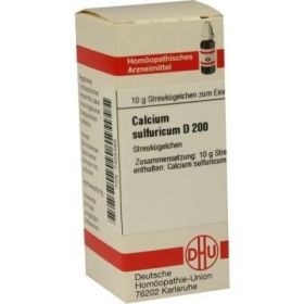 Calcium Sulfuricum D 200 Globuli (10 g) – PZN 7455488 из Германии