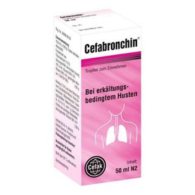 Cefabronchin Tropfen zum Einnehmen (50 ml) – PZN 10298549 из Германии