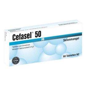 Cefasel 50 [my]g Tabletten (60 stk) – PZN 10549164 из Германии