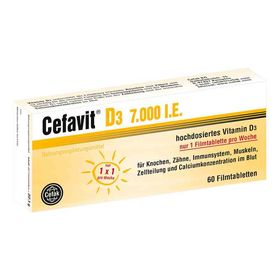 Cefavit D3 7.000 I.e. Filmtabletten (60 stk) – PZN 12347743 из Германии