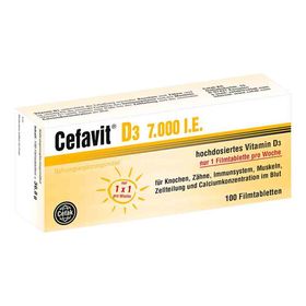 Cefavit D3 7.000 I.e. Filmtabletten (100 stk) – PZN 12347772 из Германии