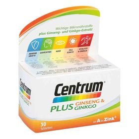 Centrum Plus Ginseng & Ginkgo Tabletten (30 stk) – PZN 12526552 из Германии