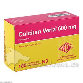 Calcium Verla 600mg, 100 ST – PZN 1397867 из Германии