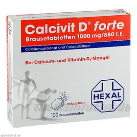 Calcivit D forte, 100 ST – PZN 1416518 из Германии