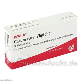 Carum carvi Zäpfchen, 10X2 G – PZN 1447973 из Германии