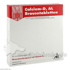 Calcium-D3 AL Brausetabletten, 100 ST – PZN 1689937 из Германии