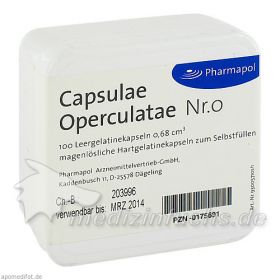 CAPSULAE Operculatae Kapseln Nr.0 0,68, 100 ST – PZN 175691 из Германии