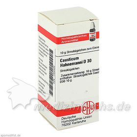CAUSTICUM HAHNEM D30, 10 G – PZN 1764455 из Германии