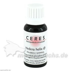 CERES Hedera helix Urt., 20 ML – PZN 179045 из Германии