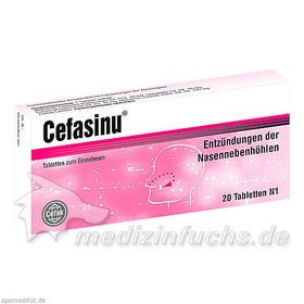 Cefasinu, 20 ST – PZN 180686 из Германии