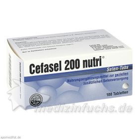 Cefasel 200 nutri Selen-Tabs, 100 ST – PZN 2330807 из Германии