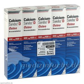 Calcium-Sandoz D Osteo Brausetabletten, 100 ST – PZN 2340160 из Германии