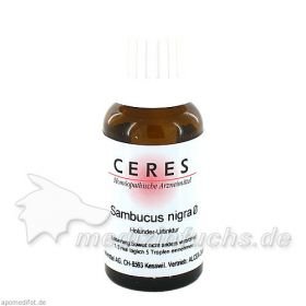 CERES Sambucus nigra Urt., 20 ML – PZN 241086 из Германии