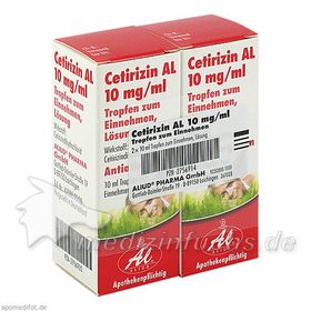 Cetirizin AL 10mg/ml Tropfen, 2X10 ML – PZN 2756914 из Германии