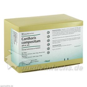 CANTHARIS COMPOSITUM ad us.vet.Ampullen, 50 ST – PZN 2768998 из Германии