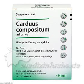 CARDUUS COMPOSITUM ad us.vet.Ampullen, 5X5 ML – PZN 3042424 из Германии
