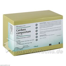CARDUUS COMPOSITUM ad us.vet.Ampullen, 50X5 ML – PZN 3042430 из Германии