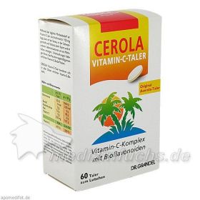 CEROLA VITAMIN-C-TALER GRANDEL, 60 ST – PZN 3106472 из Германии