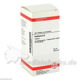 CANTHARIS D 6, 200 ST – PZN 3486629 из Германии