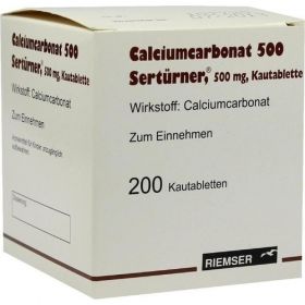 CALCIUMCARBONAT 500, 200 ST – PZN 3510664 из Германии