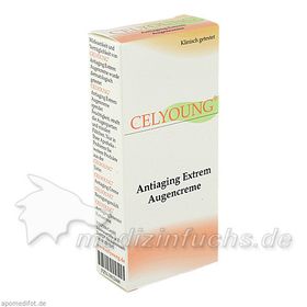 CELYOUNG Antiaging Extrem Augencreme, 15 ML – PZN 3812448 из Германии