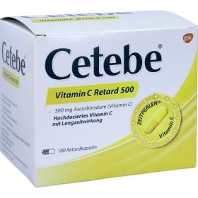Cetebe Vitamin C Retard 500, 180 ST – PZN 3884324 из Германии