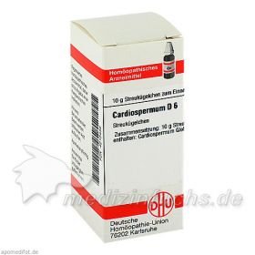 CARDIOSPERMUM D 6, 10 G – PZN 4210438 из Германии