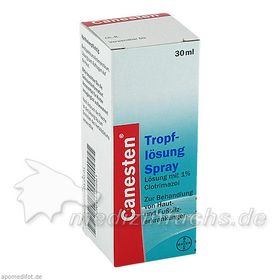 Canesten Tropflösung Spray, 30 ML – PZN 4365661 из Германии