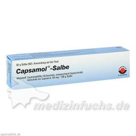 CAPSAMOL-SALBE, 50 G – PZN 4950922 из Германии