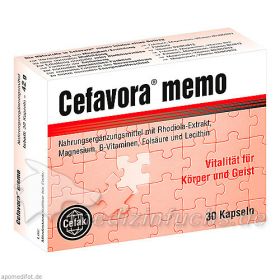 Cefavora memo (Weichgelatinekapseln), 30 ST – PZN 5748476 из Германии