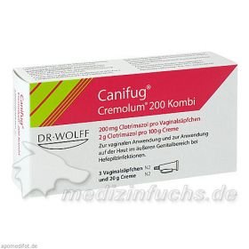 Canifug Cremolum 200 3+20 g, 1 P – PZN 7142128 из Германии