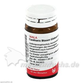 Cantharis Blasen Globuli velati, 20 G – PZN 81234 из Германии