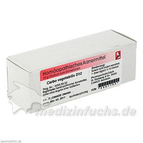 Carbo vegetabilis D12, 10 G – PZN 907705 из Германии