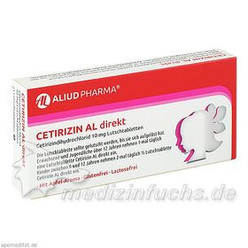 Cetirizin AL direkt, 21 ST – PZN 927300 из Германии