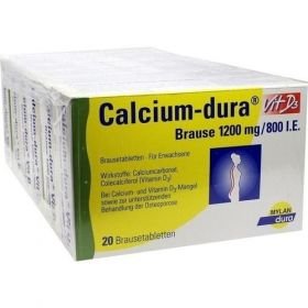 Calcium-dura Vit D3 Brause 1200mg/800I.E., 120 ST – PZN 9911654 из Германии