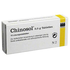 Chinosol 0,5g Desinfektionstabletten (10 stk) – PZN 207014 из Германии