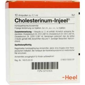 Cholesterinum Injeel Ampullen (10 stk) – PZN 212305 из Германии