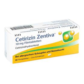 Cetirizin Zentiva 10mg (50 stk) – PZN 365523 из Германии