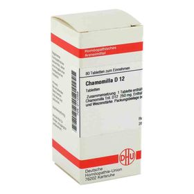 Chamomilla D 12 Tabletten (80 stk) – PZN 2112358 из Германии