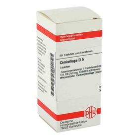 Cimicifuga D 6 Tabletten (80 stk) – PZN 2112660 из Германии