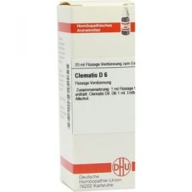 Clematis D 6 Dilution (20 ml) – PZN 2611297 из Германии