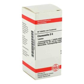 Chamomilla D 6 Tabletten (80 stk) – PZN 2628004 из Германии