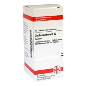 Cholesterinum D 12 Tabletten (80 stk) – PZN 2628286 из Германии