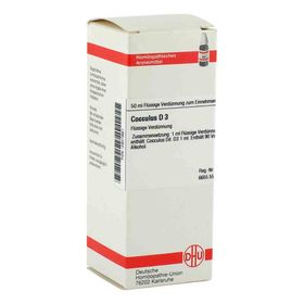 Cocculus D 3 Dilution (50 ml) – PZN 2801661 из Германии