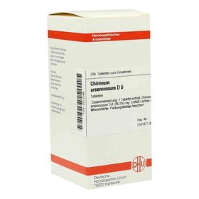 Chininum Arsenicosum D 6 Tabletten (200 stk) – PZN 2812096 из Германии