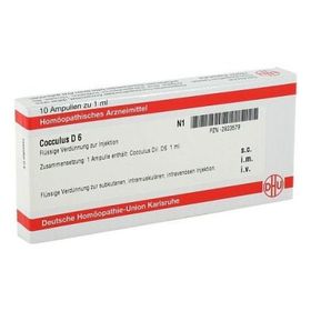 Cocculus D 6 Ampullen (10X1 ml) – PZN 2823579 из Германии